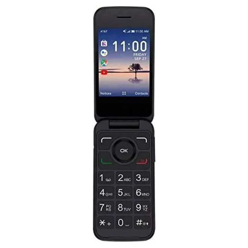 Alcatel Smartflip 4052R 4GB AT&T Smartphone Volcano Black