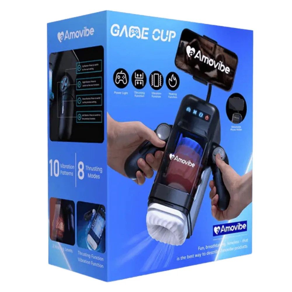 Amovibe Game Cup Automatic Thrusting, Vibrating & Warming Masturbator