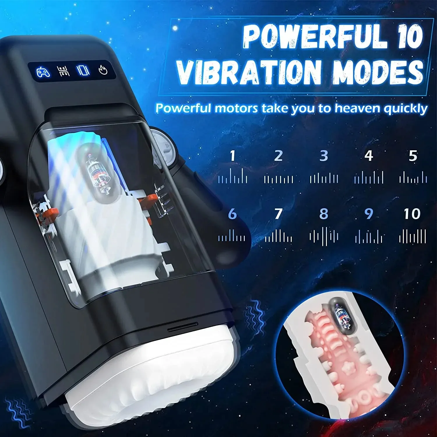 Automatic Stroker with Phone Holder, Adult Sex Toys & Games