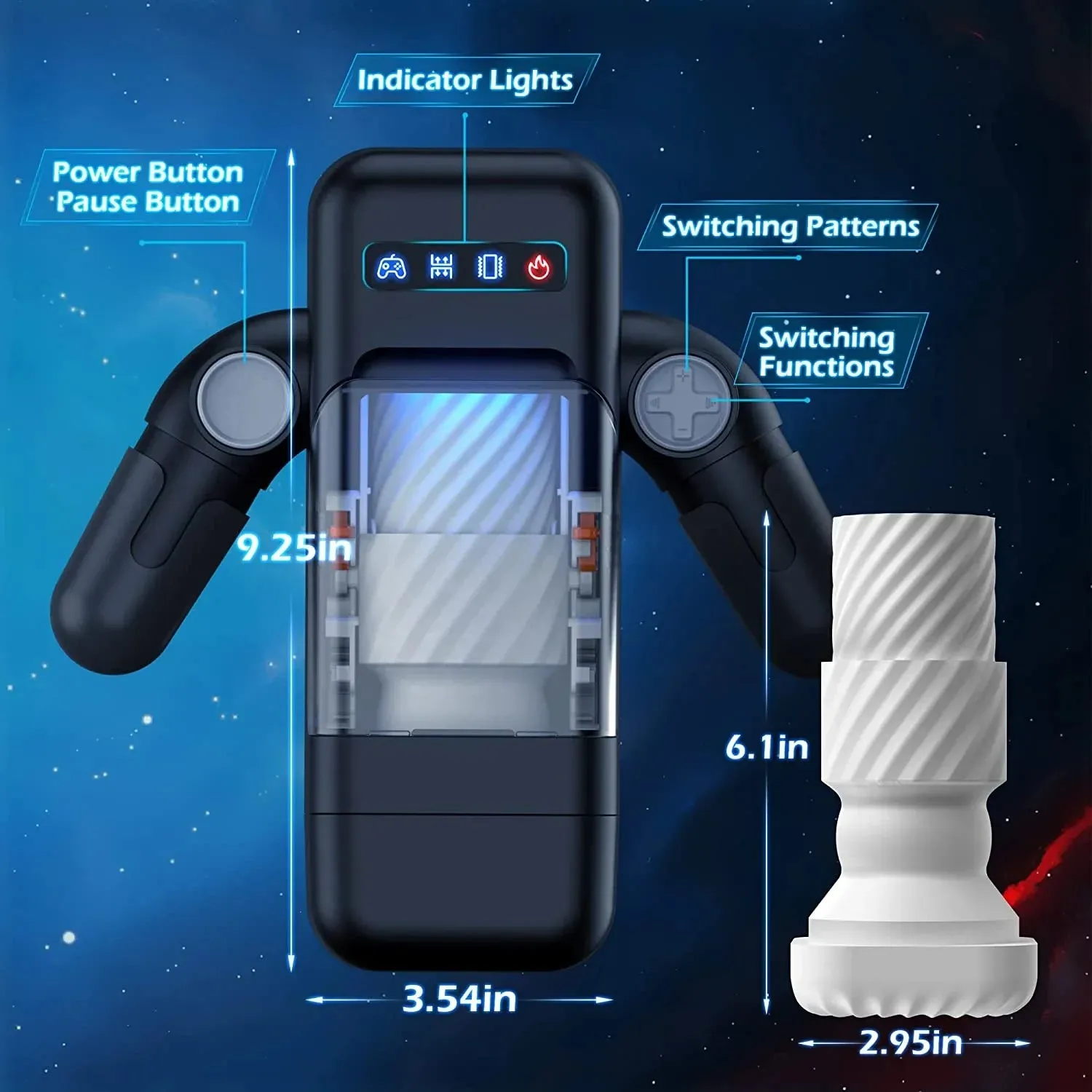 Automatic Stroker with Phone Holder, Adult Sex Toys & Games