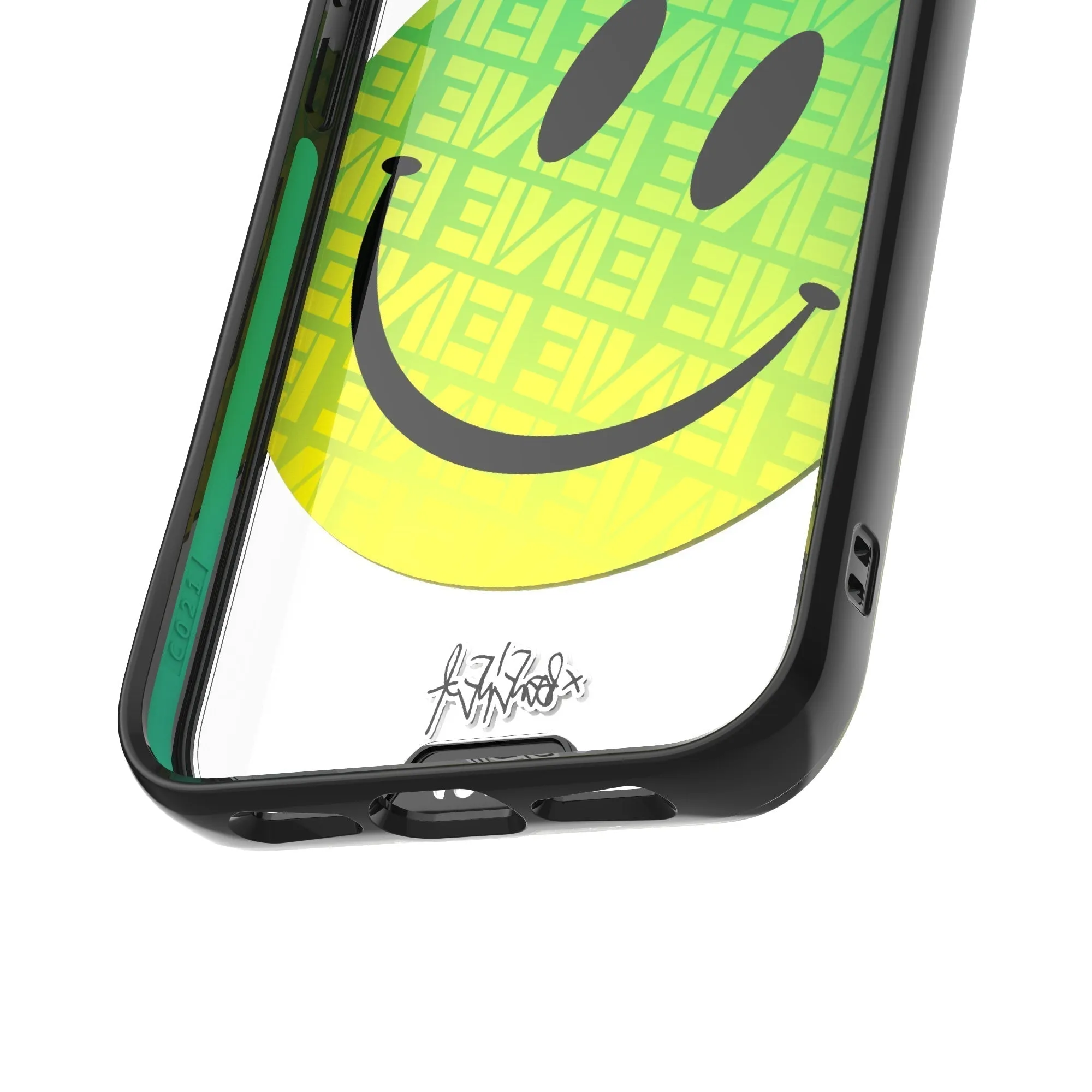 Ben Eine Green Smiley Printed Phone Case
