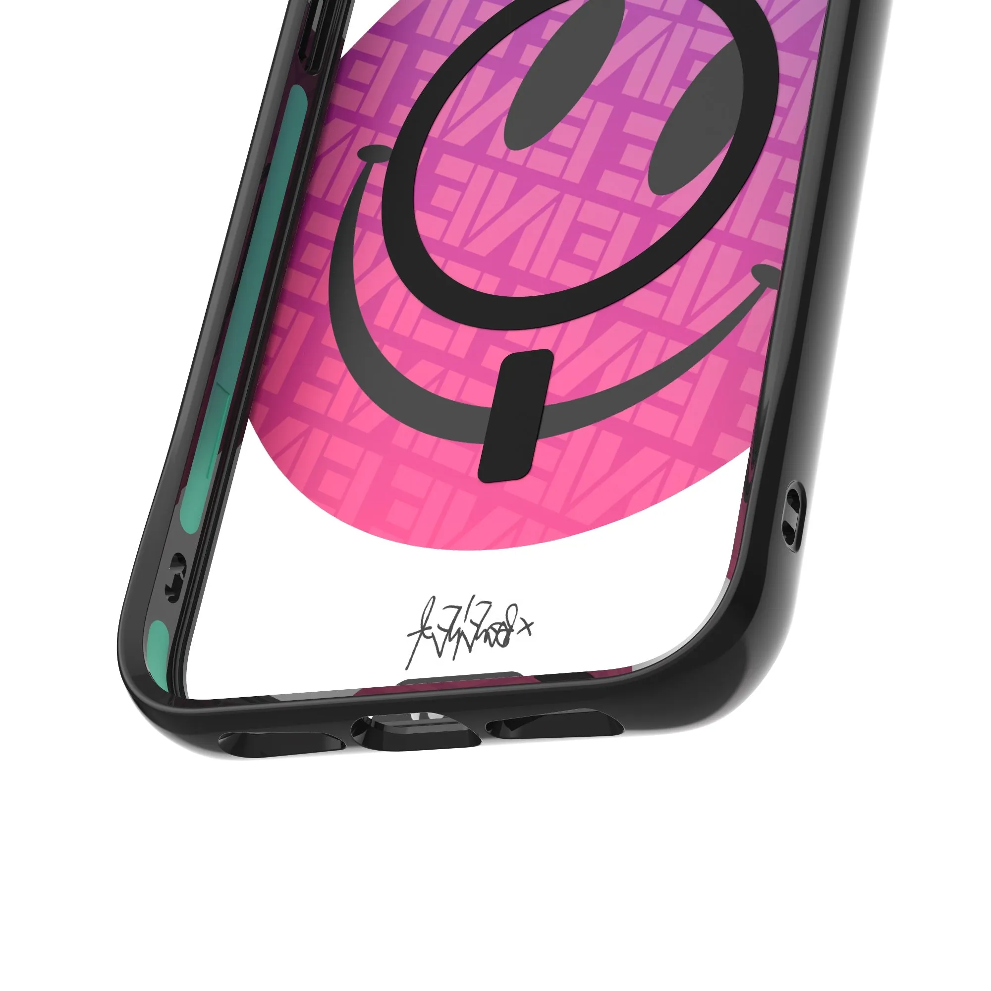 Ben Eine Pink Smiley MagSafe® Compatible Phone Case