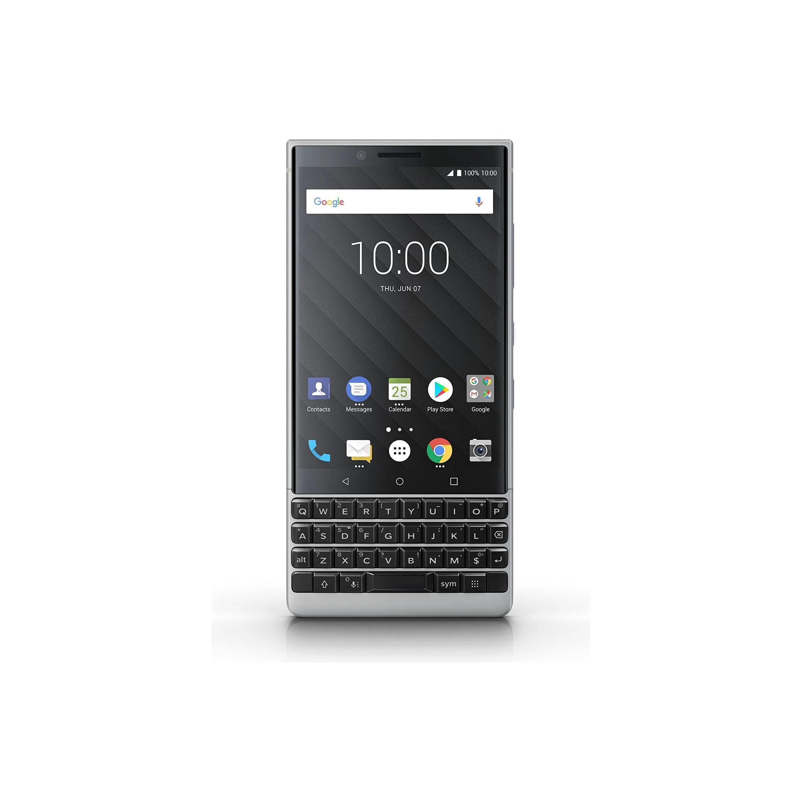 BlackBerry Key2 BBF100-2 64 GB SmartCell-Phone - Silver