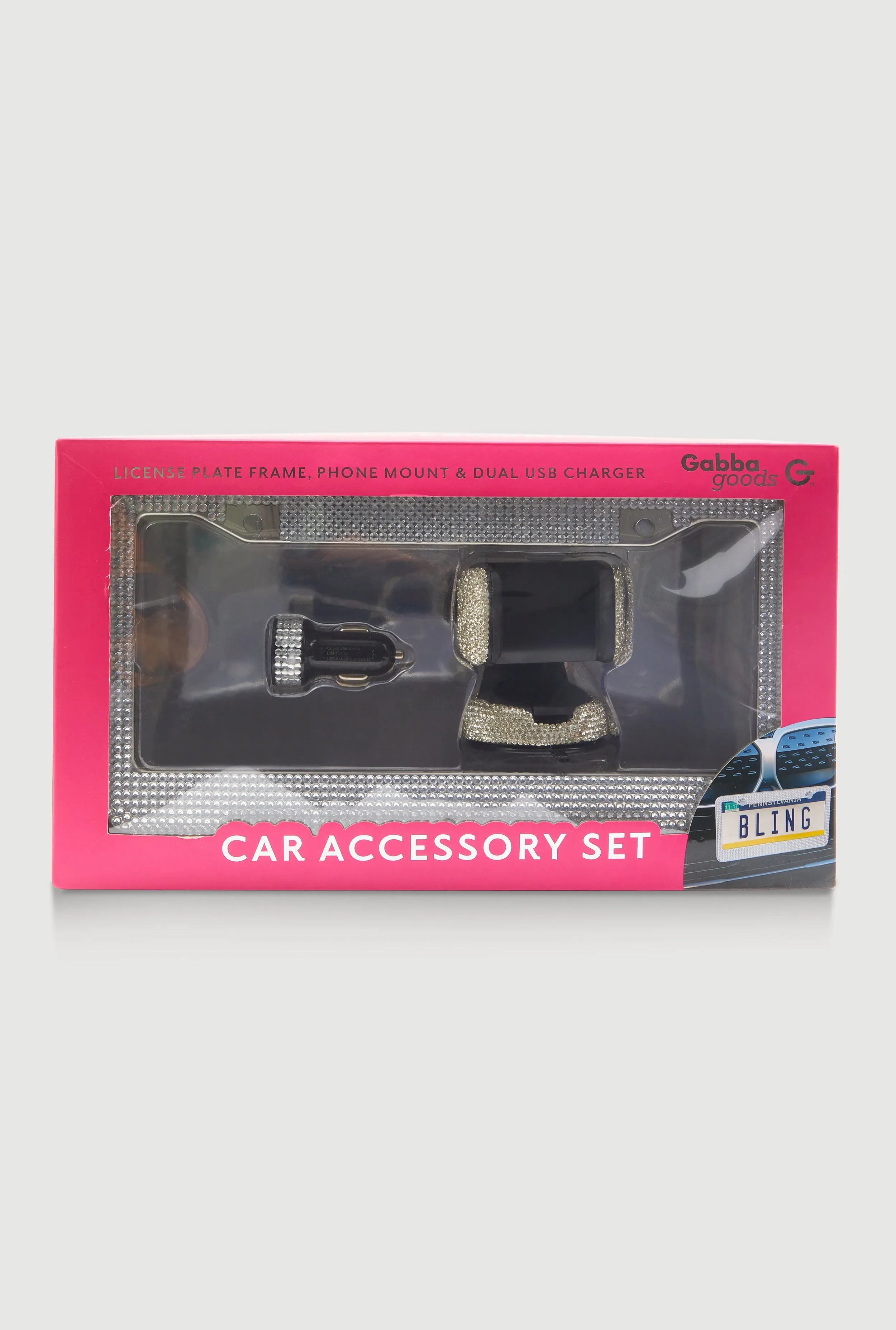 Bling Car Accessory 3 Piece Set