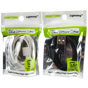Charging Cable USB to Lightning 3FT - 6 Pieces Per Pack 22325