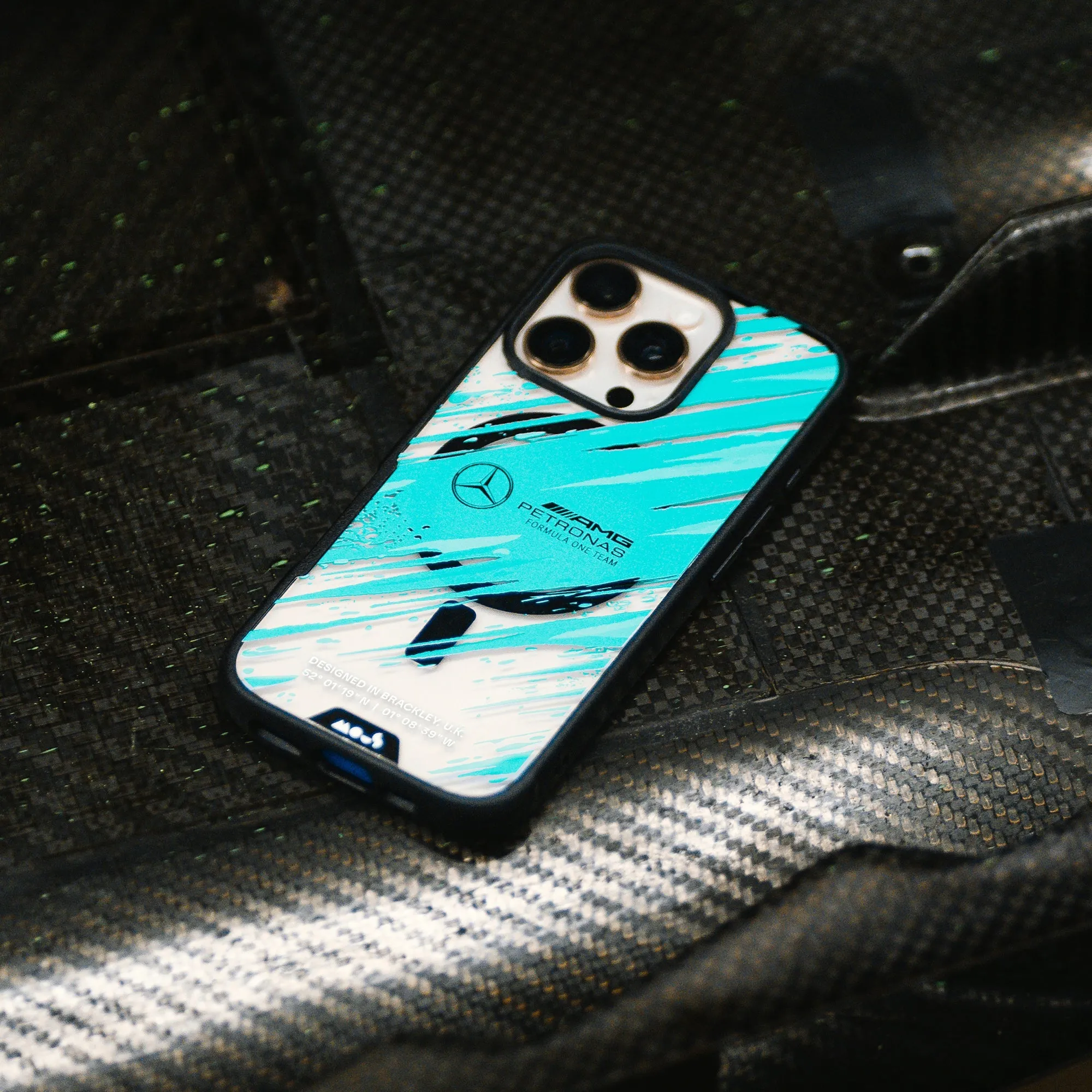 Energised Protective Phone Case - Clarity MagSafe x Mercedes-AMG F1 Team