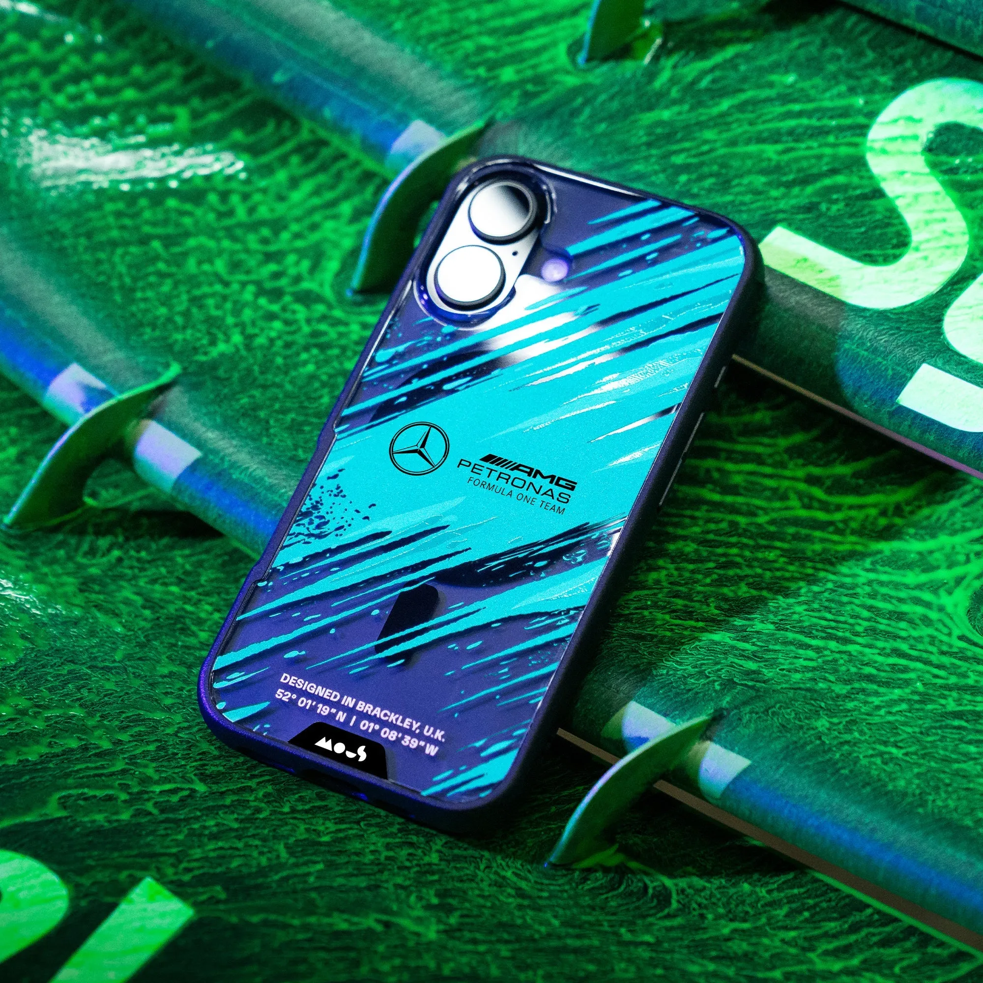 Energised Protective Phone Case - Clarity MagSafe x Mercedes-AMG F1 Team