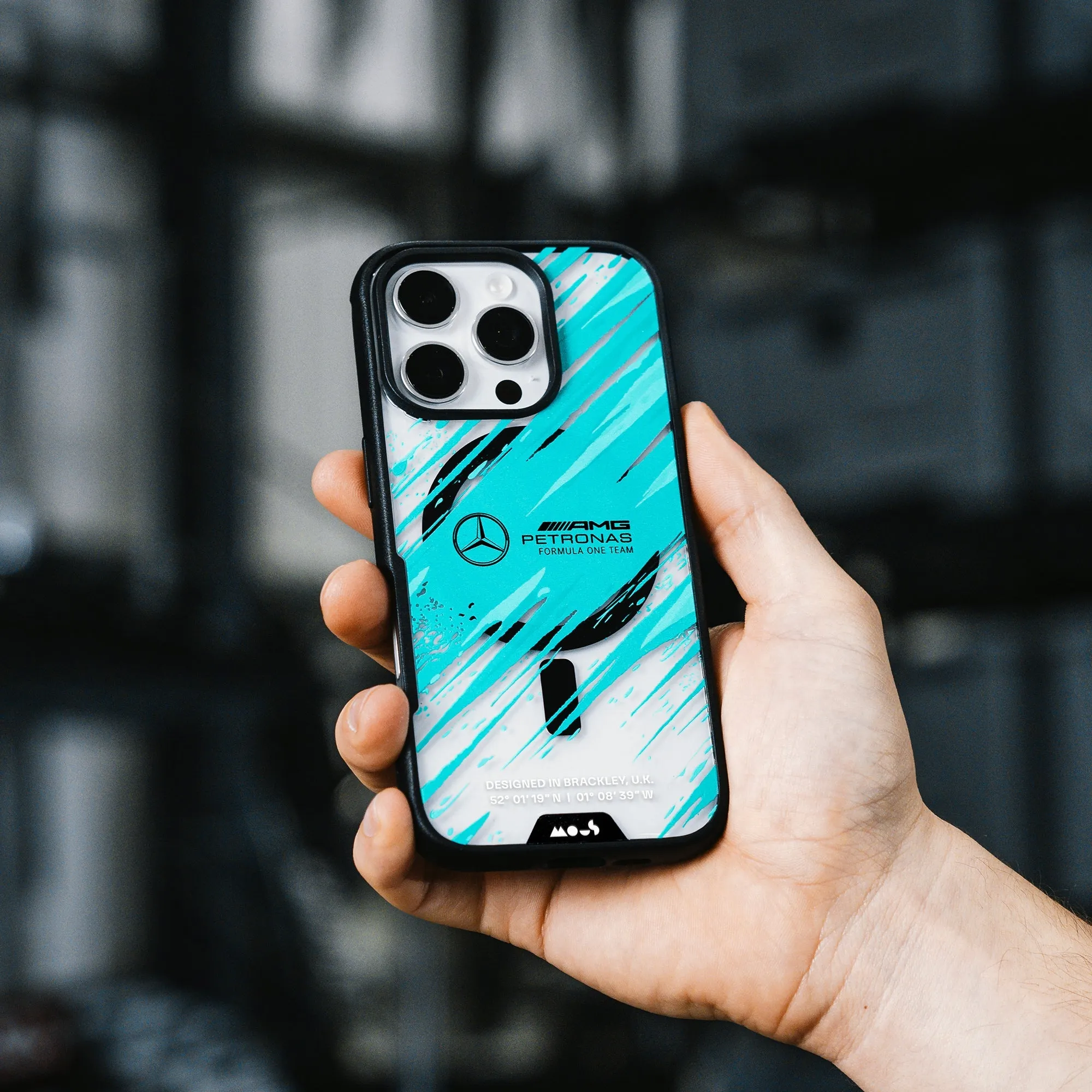 Energised Protective Phone Case - Clarity MagSafe x Mercedes-AMG F1 Team
