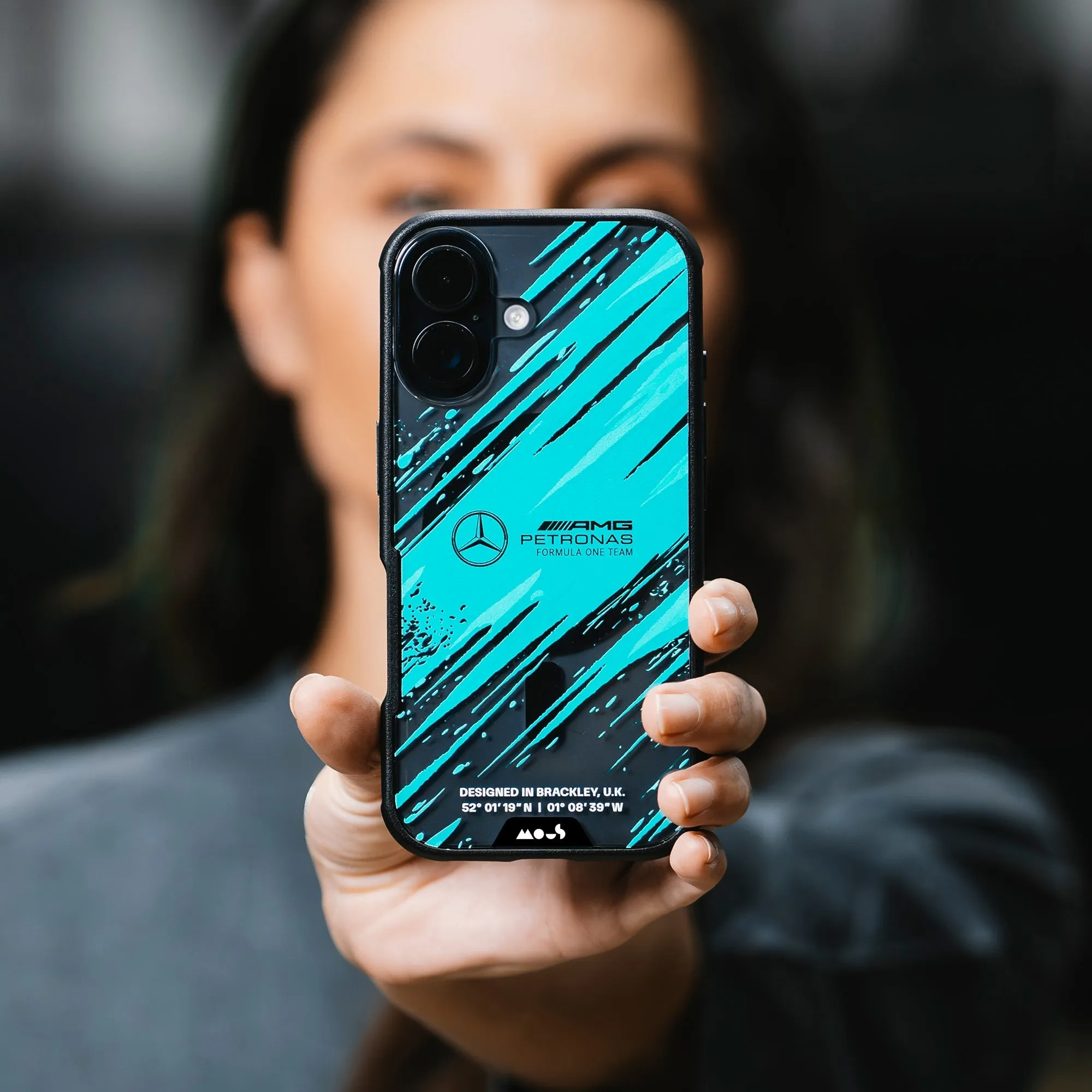 Energised Protective Phone Case - Clarity MagSafe x Mercedes-AMG F1 Team