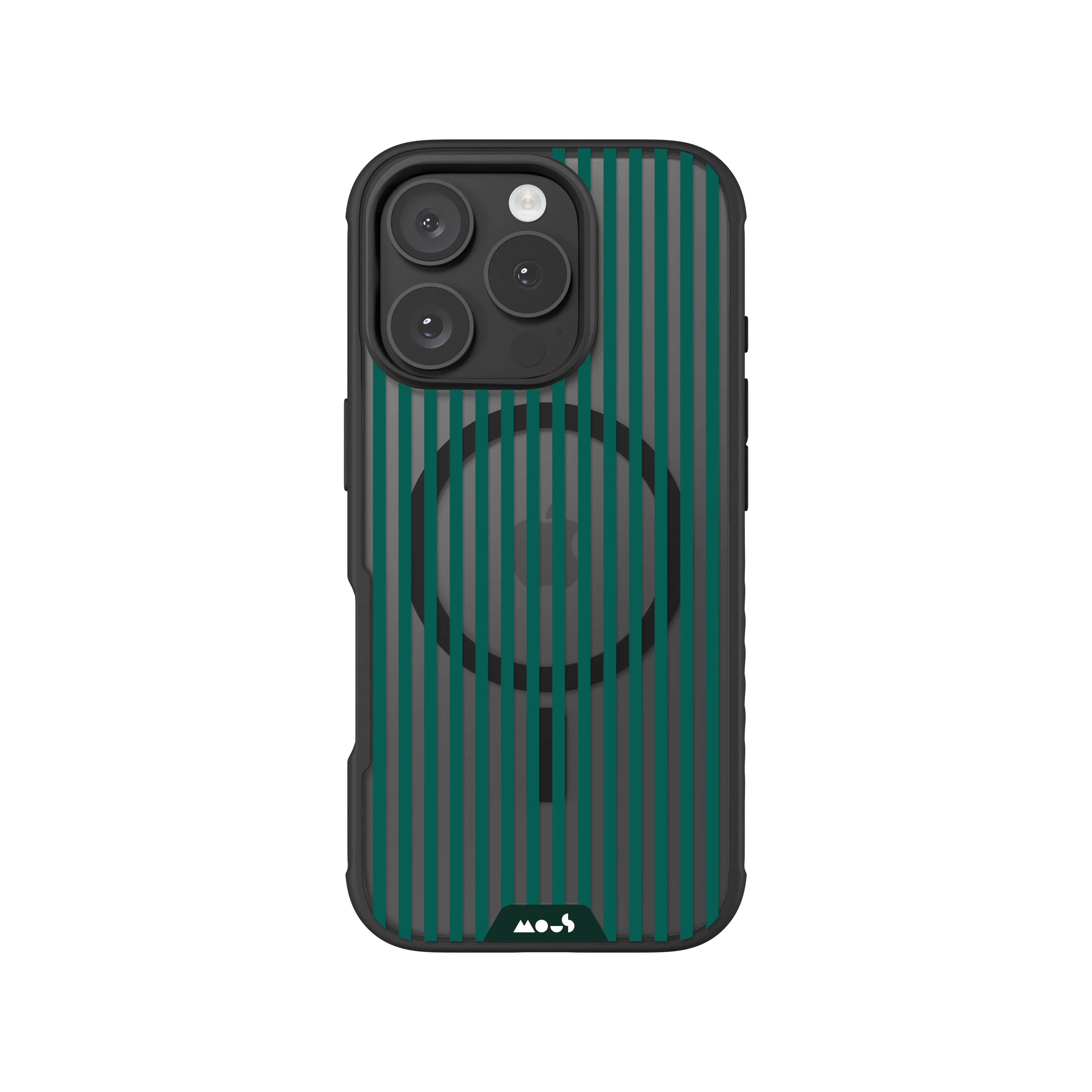 Evergreen Protective Phone Case - Clarity MagSafe x Pinstripe