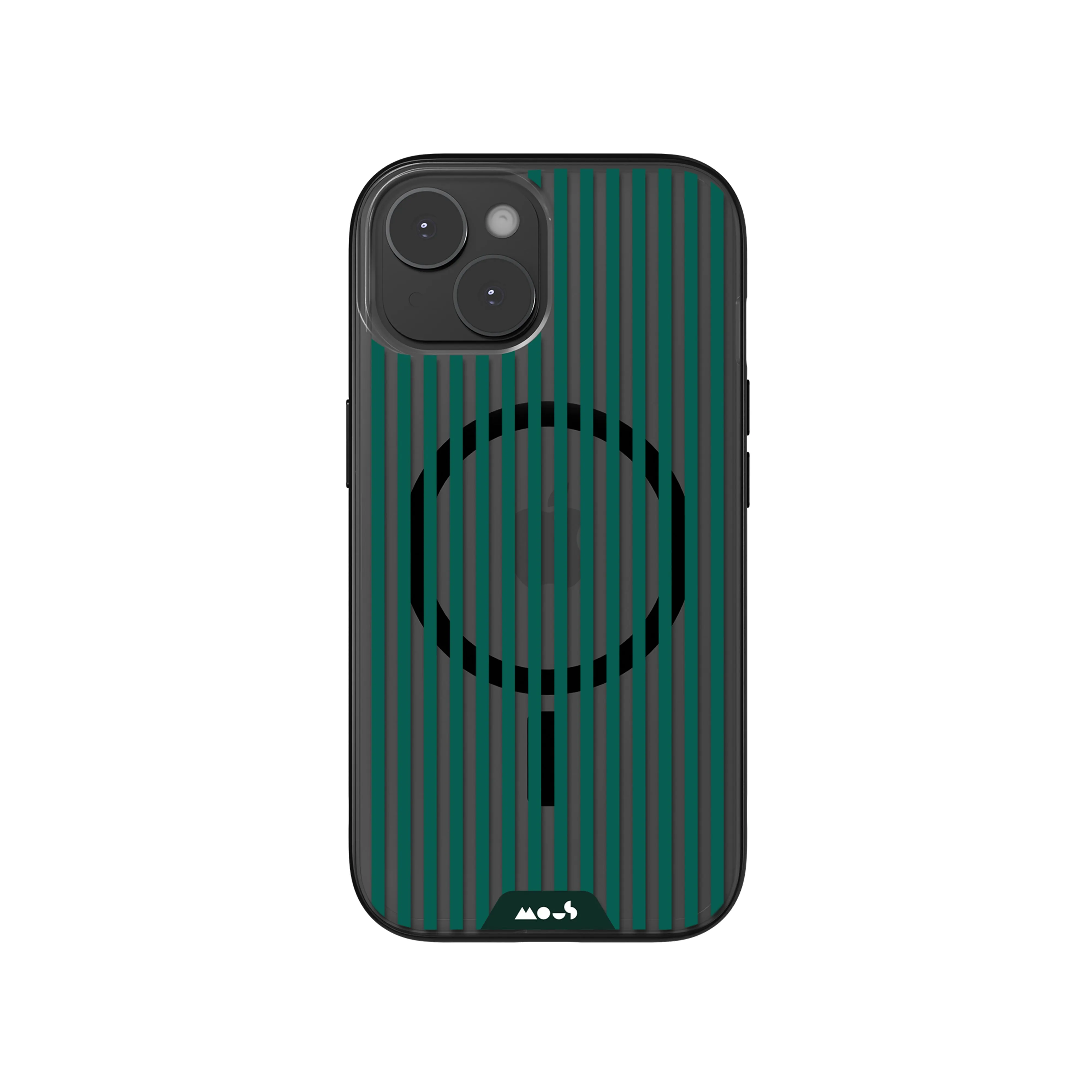 Evergreen Protective Phone Case - Clarity MagSafe x Pinstripe