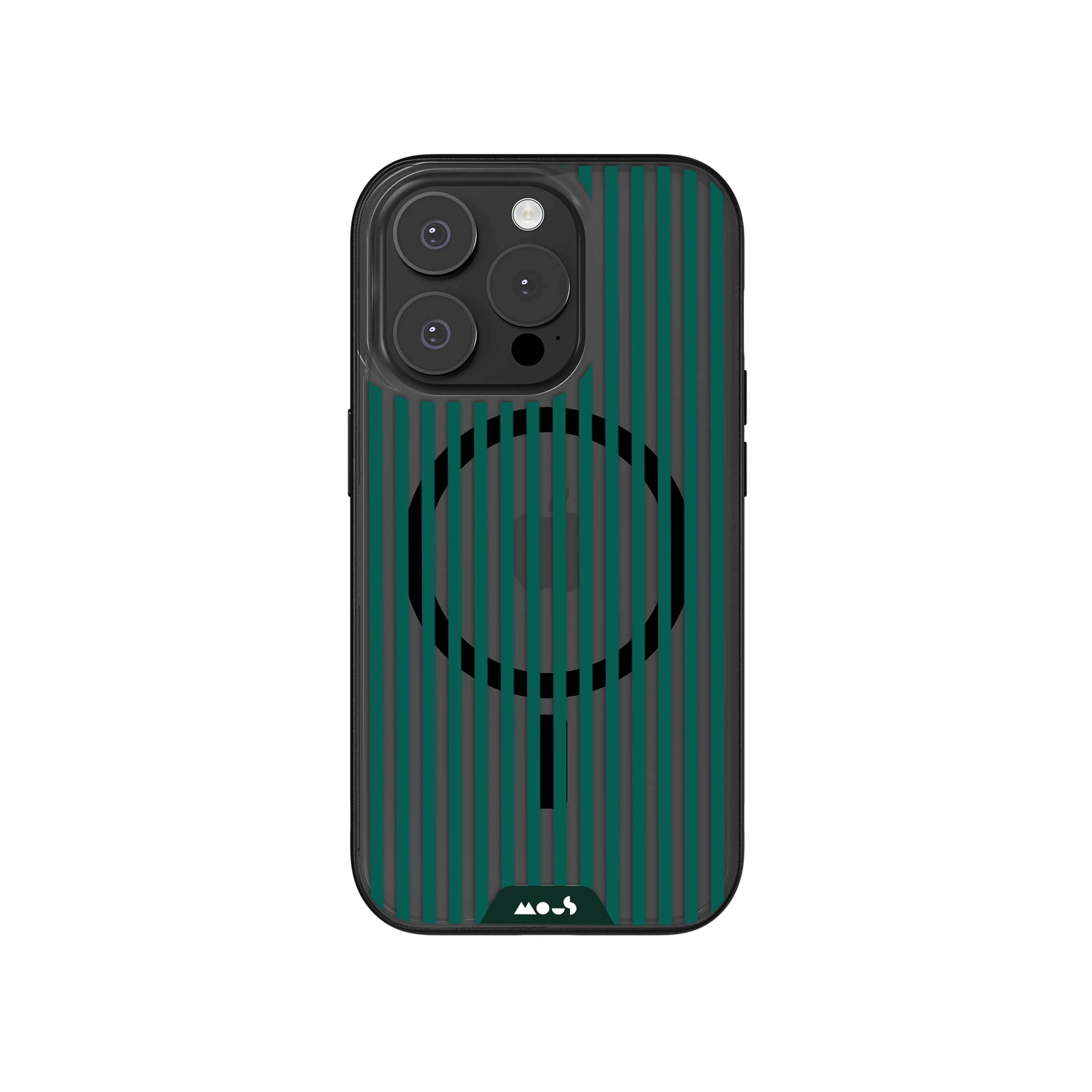 Evergreen Protective Phone Case - Clarity MagSafe x Pinstripe