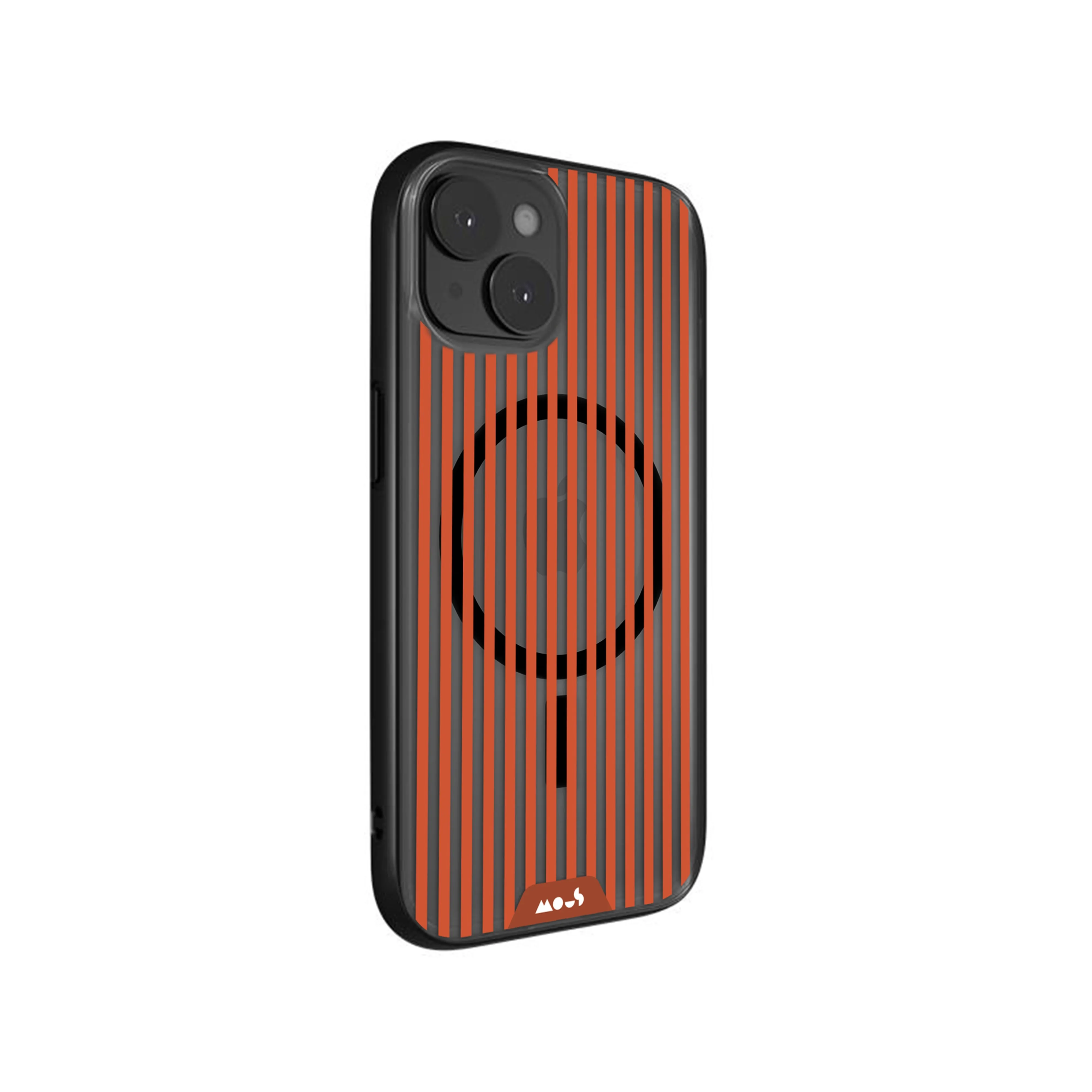 Flame Protective Phone Case - Clarity MagSafe x Pinstripe