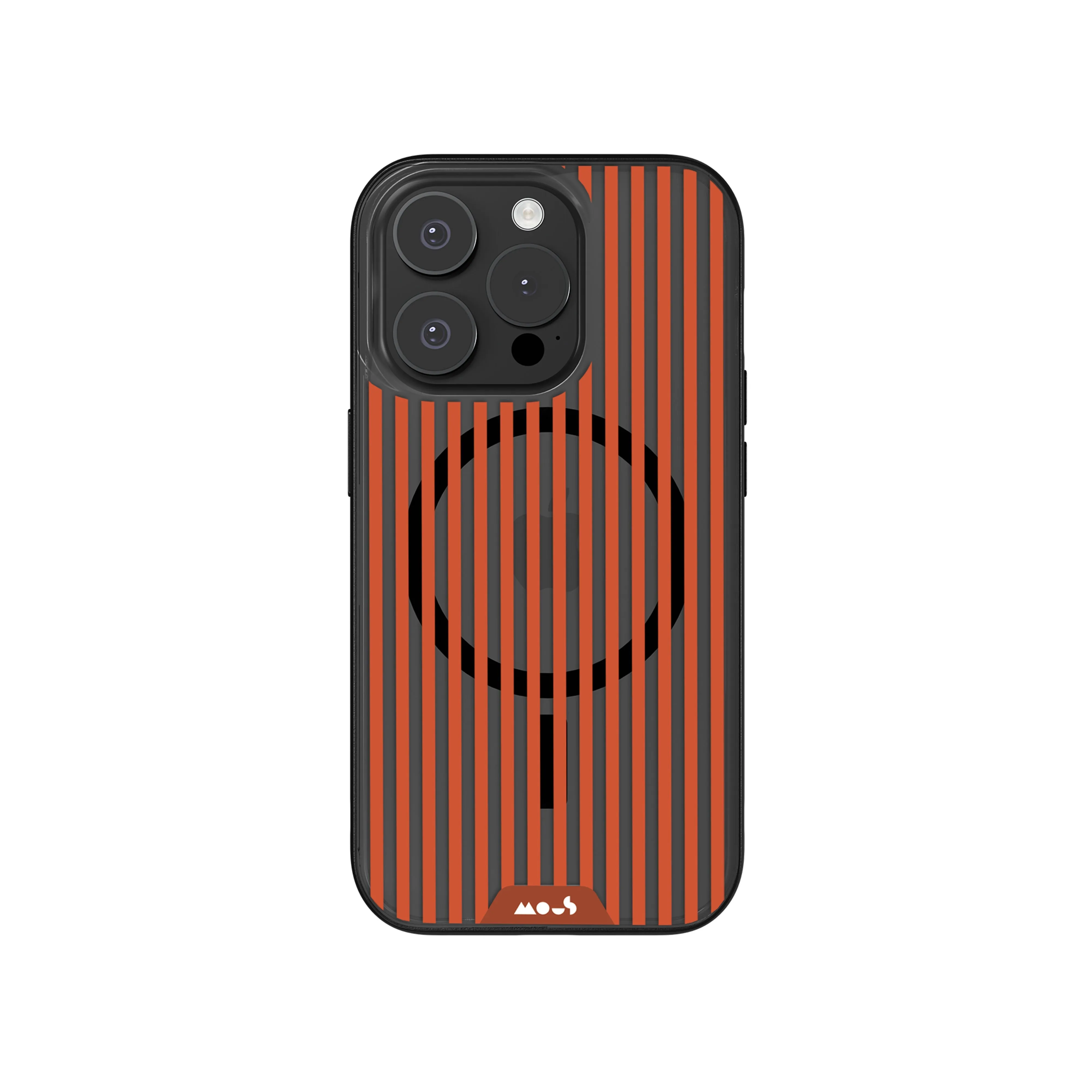 Flame Protective Phone Case - Clarity MagSafe x Pinstripe