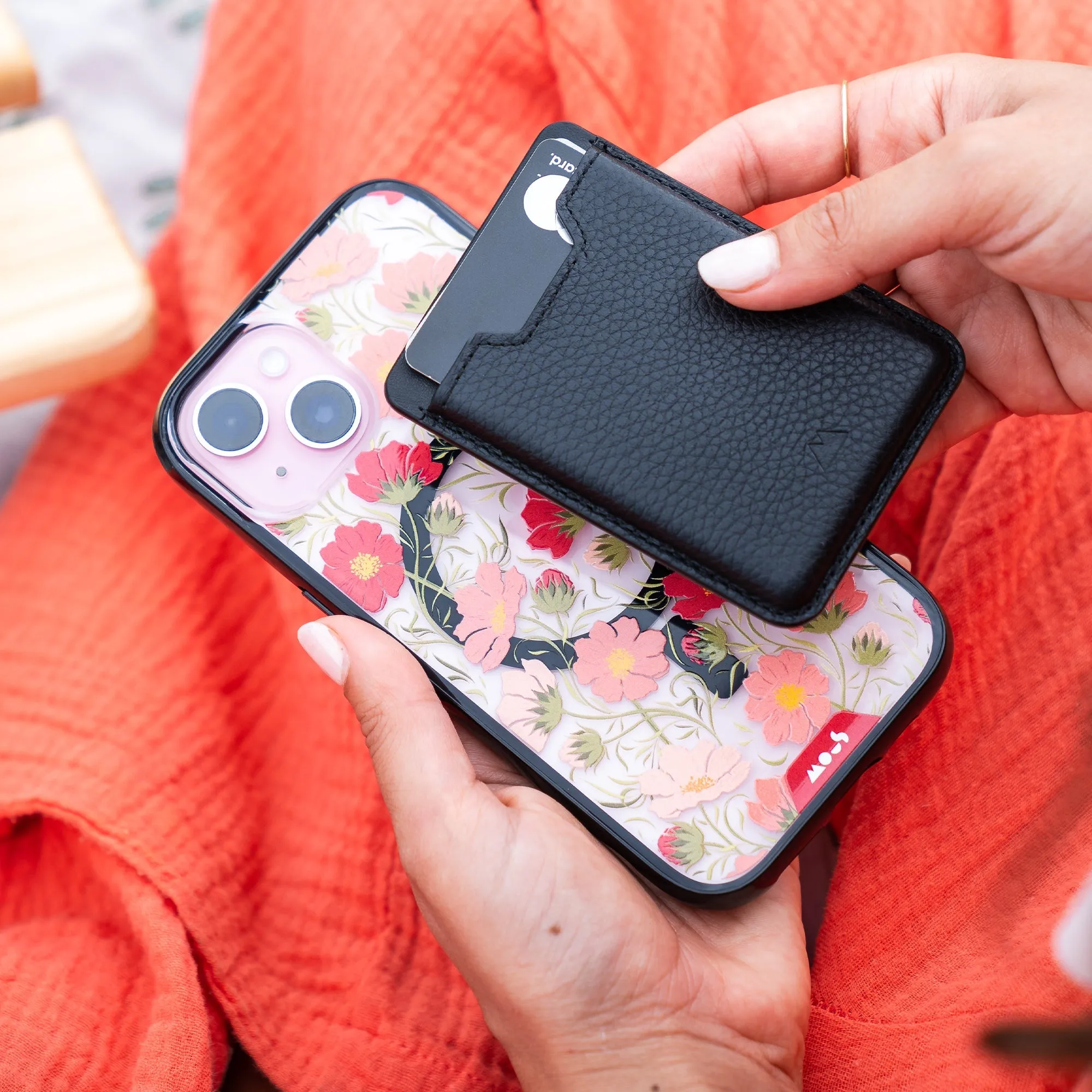 Flowers MagSafe® Compatible Printed Phone Case – Cosmos Pink