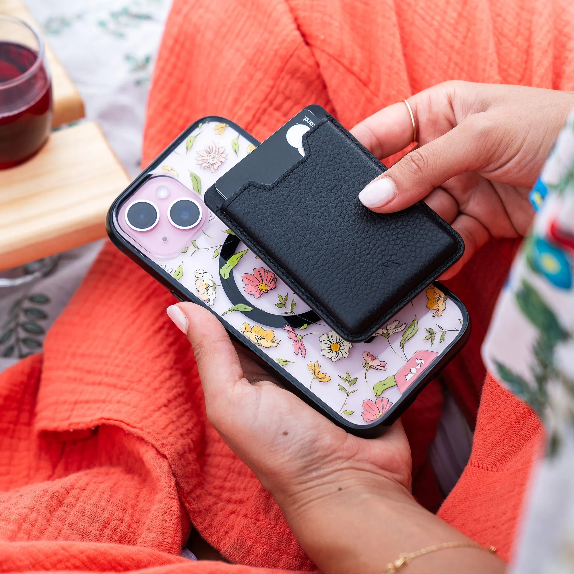 Flowers MagSafe® Compatible Printed Phone Case – Floral Pink