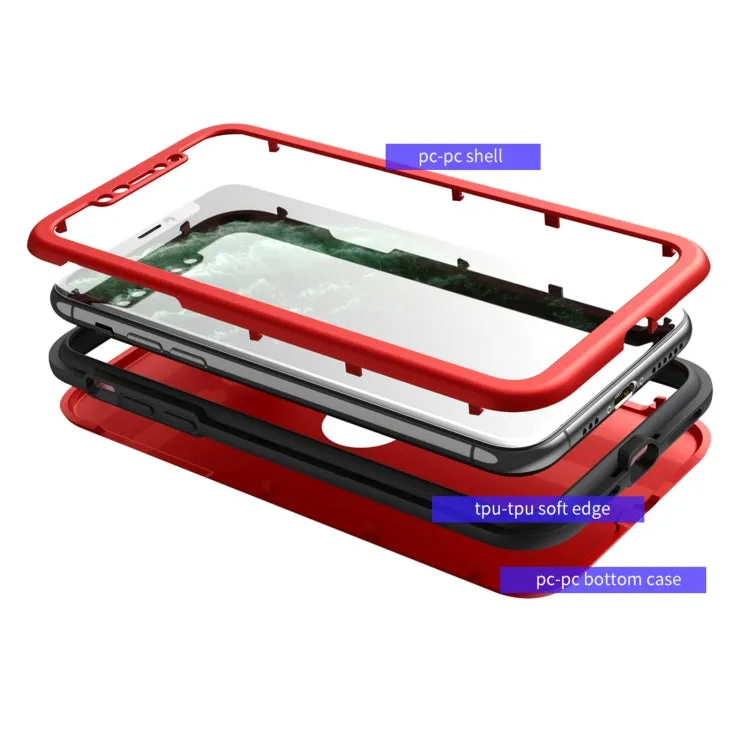 For iPhone 11 360 Degrees Full Package PC   TPU Combination Case