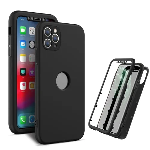 For iPhone 12 360 Degrees Full Package PC   TPU Combination Case