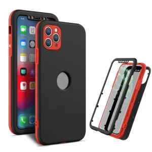 For iPhone 12 360 Degrees Full Package PC   TPU Combination Case
