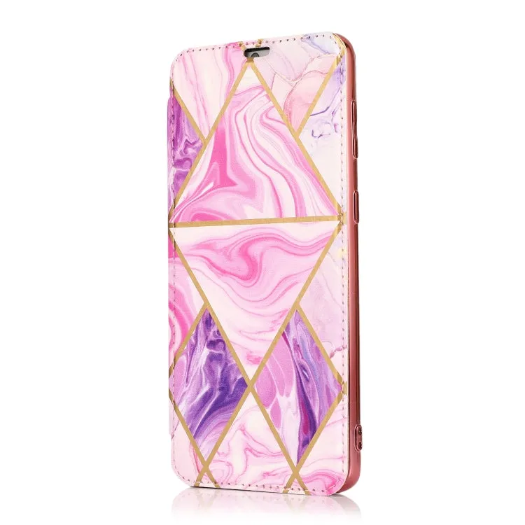 For Samsung Galaxy S21  5G Bronzing Plating PU   TPU Horizontal Flip Leather Case with Holder