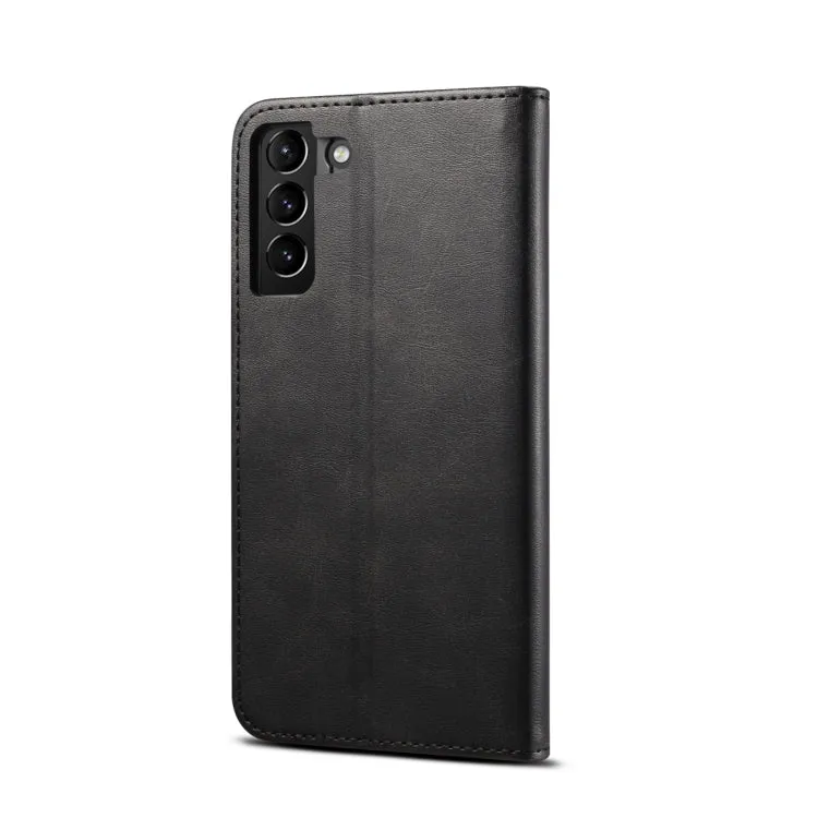 For Samsung Galaxy S21  5G GUSSIM Business Style Horizontal Flip Leather Case with Holder
