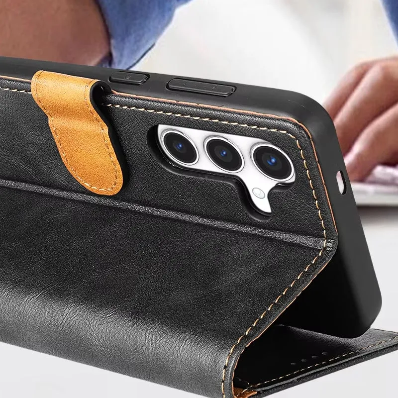 For Samsung Galaxy S21  5G GUSSIM Business Style Horizontal Flip Leather Case with Holder