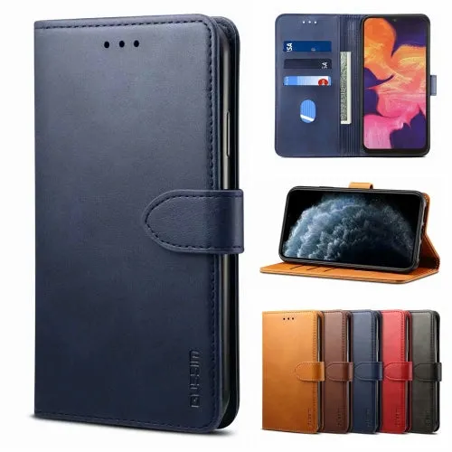 For Samsung Galaxy S21  5G GUSSIM Business Style Horizontal Flip Leather Case with Holder