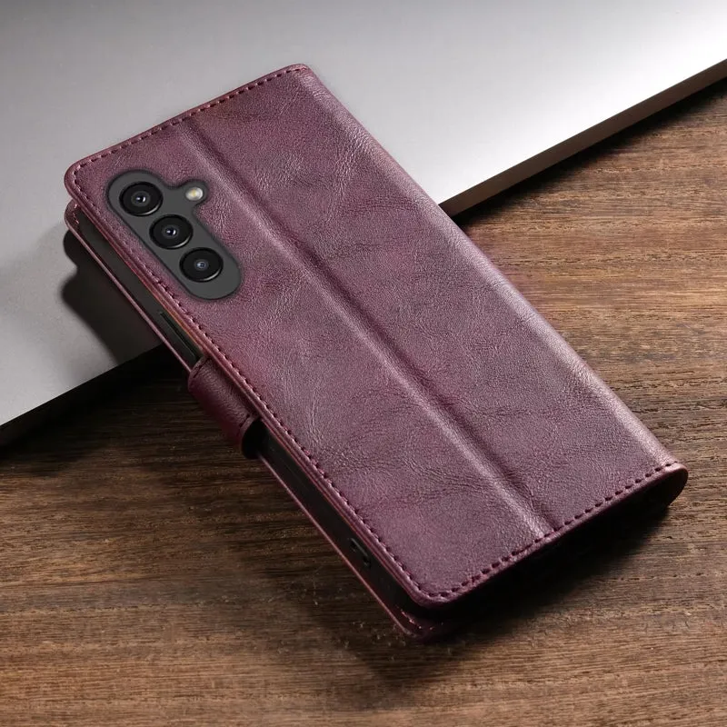 For Samsung Galaxy S21  5G GUSSIM Business Style Horizontal Flip Leather Case with Holder