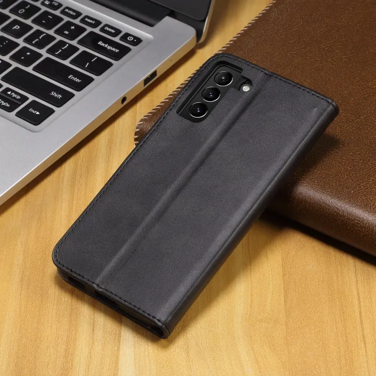 For Samsung Galaxy S21  5G GUSSIM Business Style Horizontal Flip Leather Case with Holder