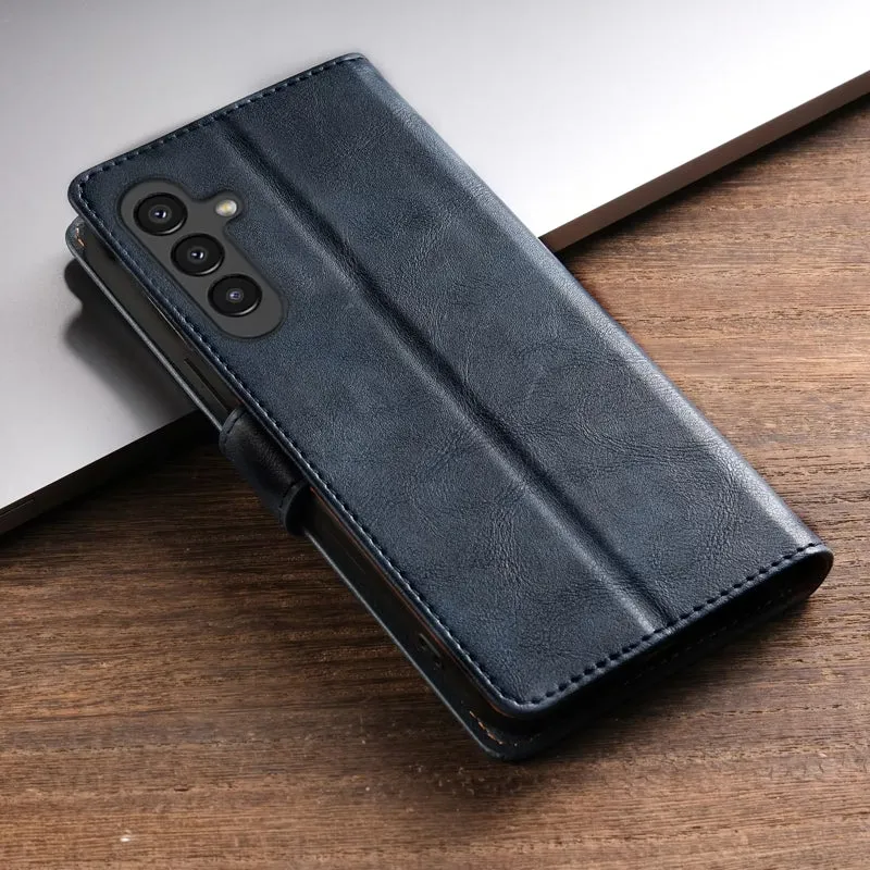 For Samsung Galaxy S21  5G GUSSIM Business Style Horizontal Flip Leather Case with Holder