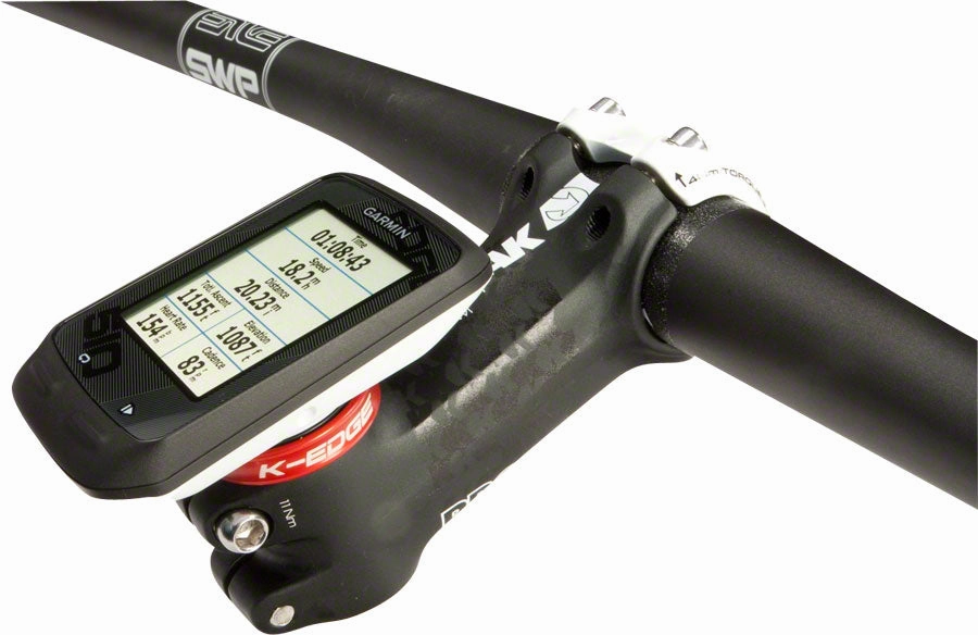 K-EDGE Gravity Stem Cap Mount for Garmin Quarter Turn Type Computers, Red