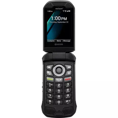 Kyocera DuraXV Extreme  E4811 4G LTE 16GB Black Verizon Flip Phone
