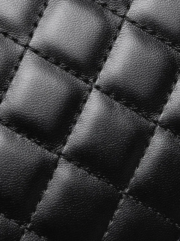 Ladies Casual Messenger Bag Solid Quilted Phone Bag Crossbody Bag
