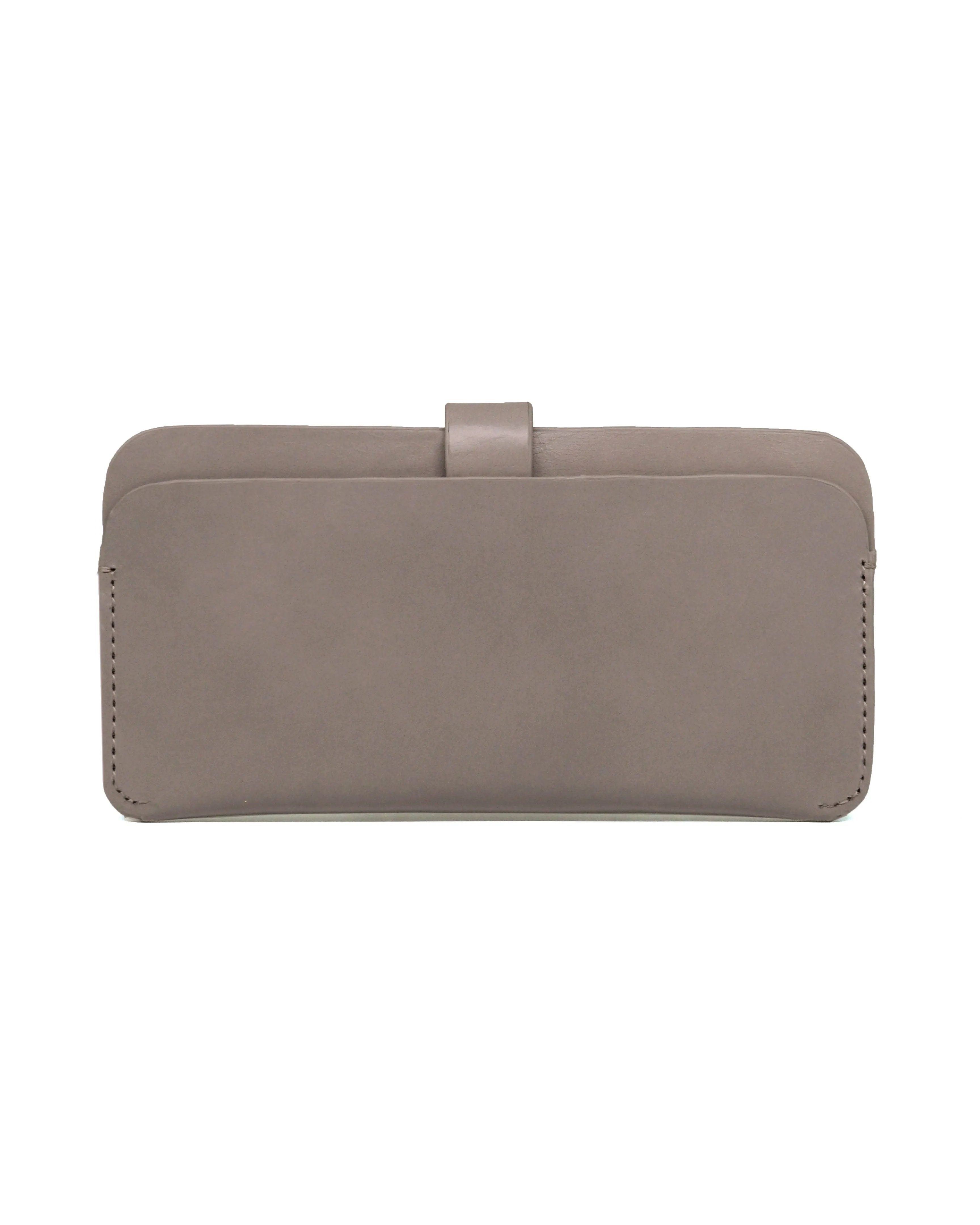 Leather Phone Sleeve (Stone Grey)