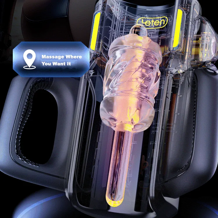 Leten Rocket Launcher Masturbator Male Masturbation Machine With Phone Holder
