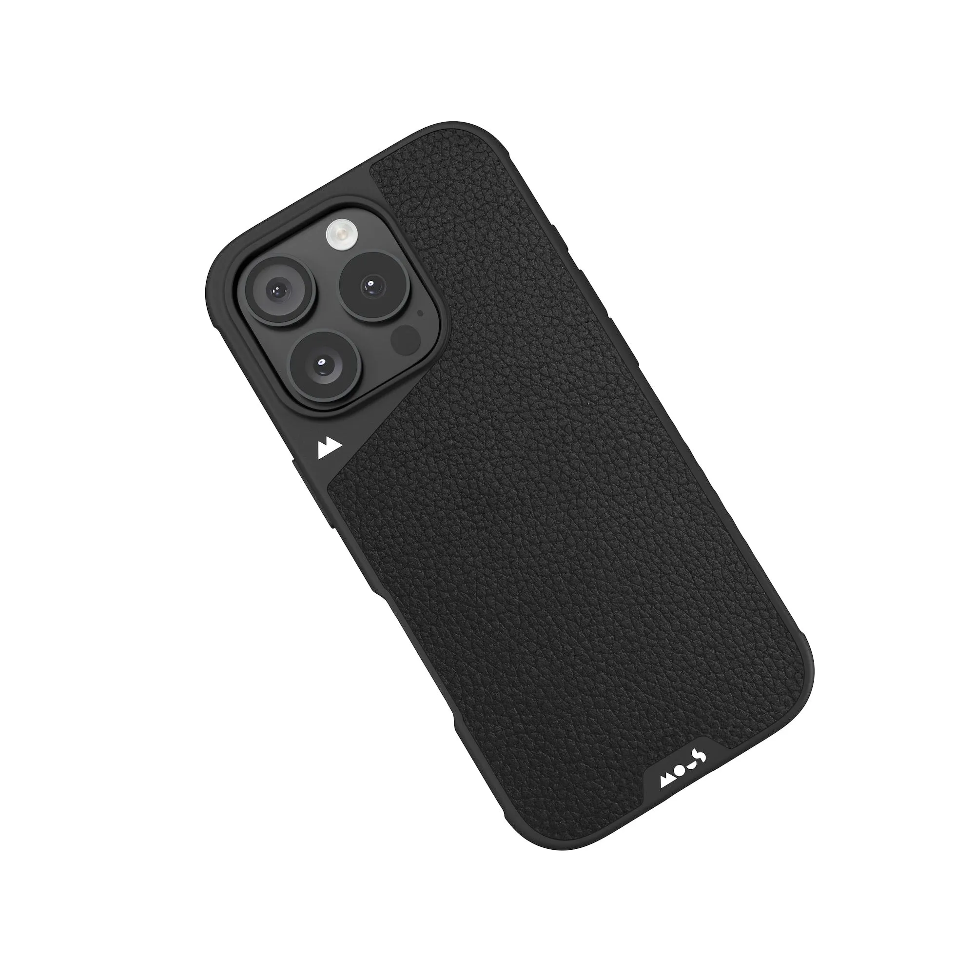 MagSafe® Compatible Black Leather Phone Case - Limitless 6.0
