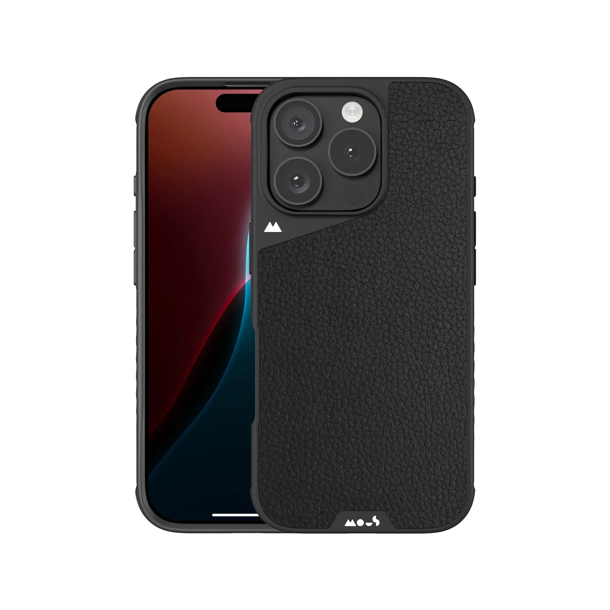 MagSafe® Compatible Black Leather Phone Case - Limitless 6.0
