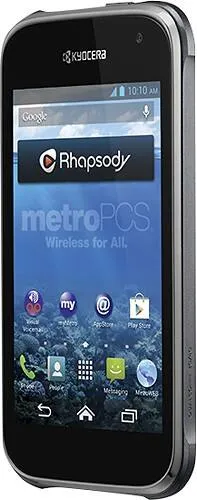 MetroPCS - Kyocera Hydro XTRM 4G No-contract Mobile Cell-Phone - Black