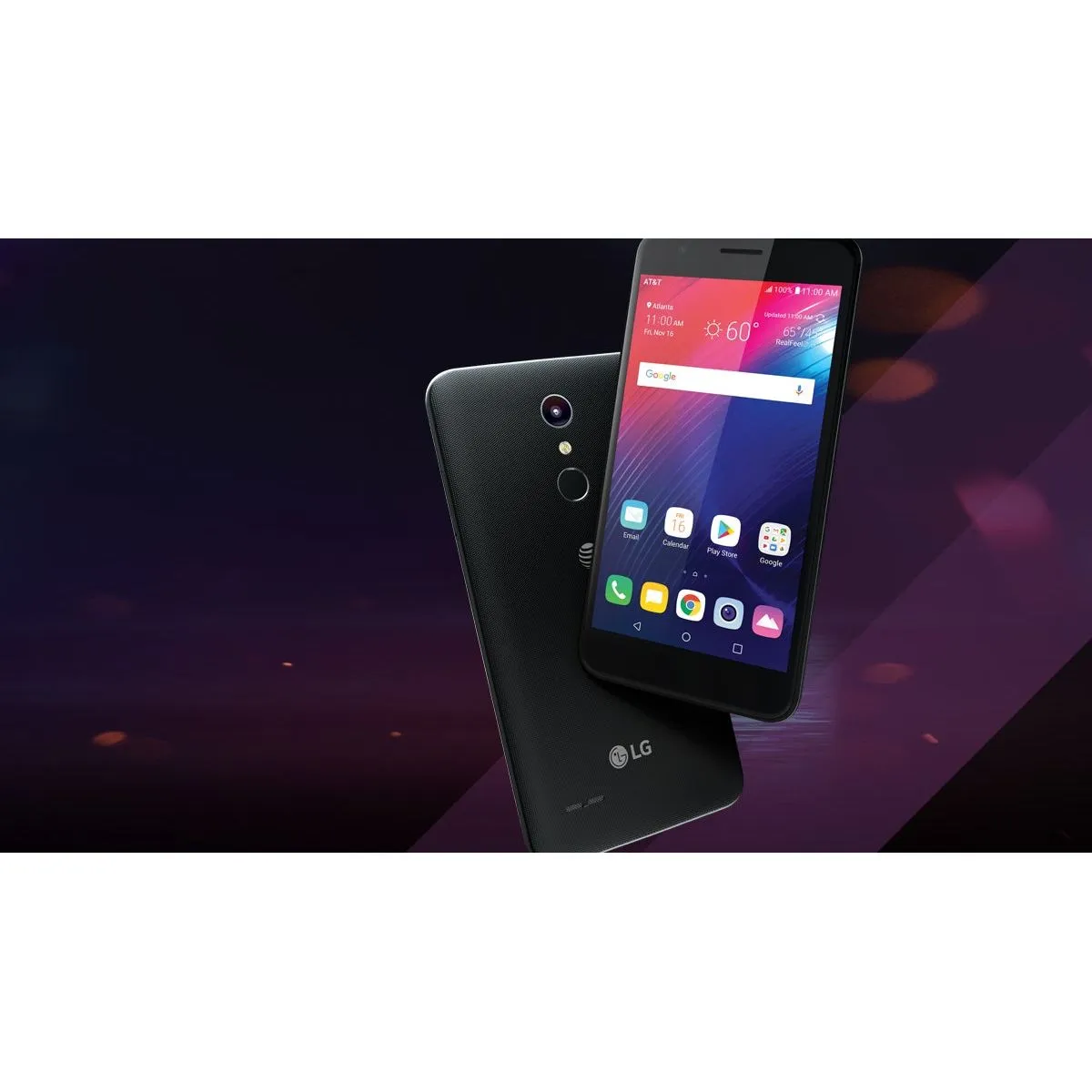 NEW LG Phoenix Plus - AT&T Prepaid - Black - Mobile Cell-Phone