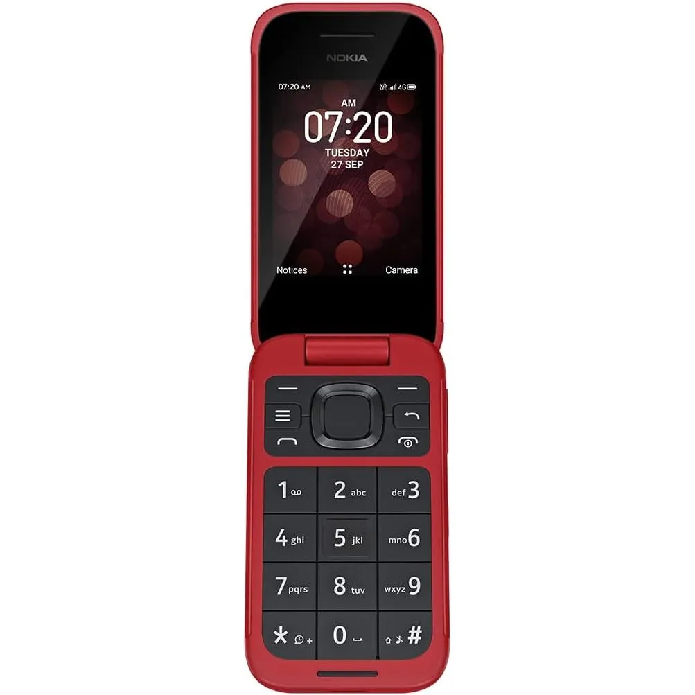 Nokia 2780 Flip TA-1420 GSM / Verizon Unlocked Flip Phone - Red