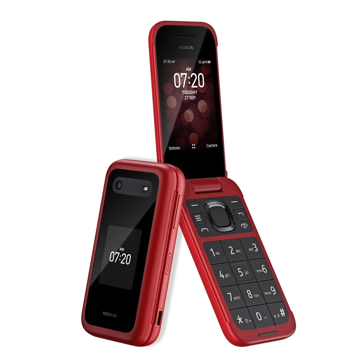 Nokia 2780 Flip TA-1420 GSM / Verizon Unlocked Flip Phone - Red