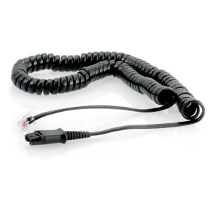 Plantronics Coiled Cord QD to Male Modular