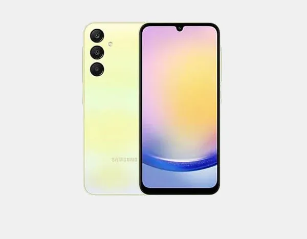 Samsung Galaxy A25 5G SM-A256E 128GB 6GB RAM, Dual SIM GSM Unlocked - Yellow