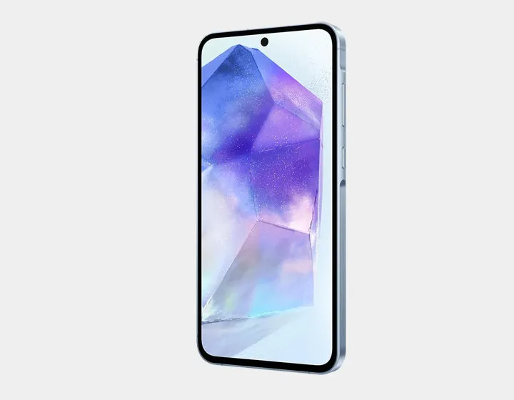 Samsung Galaxy A55 5G A556E Dual SIM 256GB ROM 8GB RAM GSM Unlocked - Awesome Ice blue