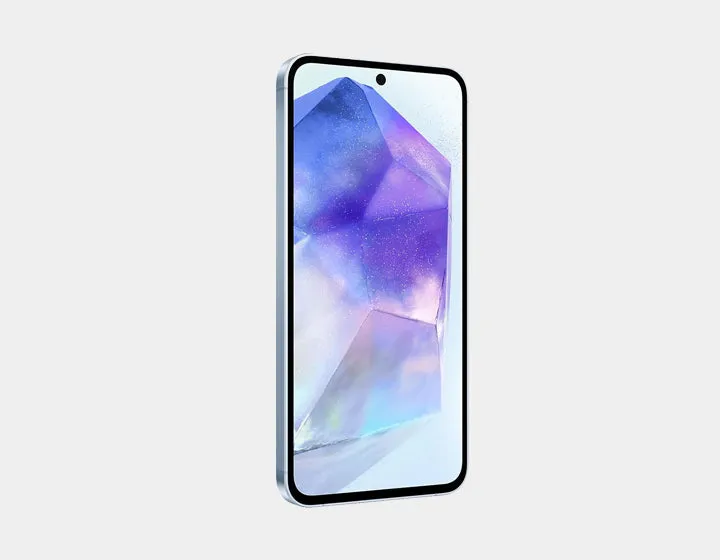 Samsung Galaxy A55 5G A556E Dual SIM 256GB ROM 8GB RAM GSM Unlocked - Awesome Ice blue