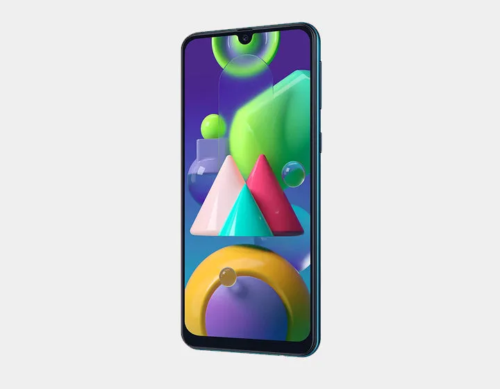 Samsung Galaxy M21 M215F/DSN Dual SIM 64GB 4GB GSM Factory Unlocked (64GB SD Bundle) - Green
