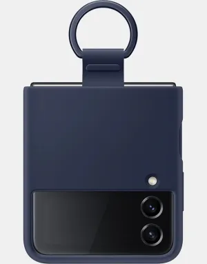 Samsung Galaxy Z Flip4 Silicone Cover With Ring