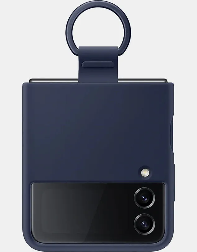 Samsung Galaxy Z Flip4 Silicone Cover With Ring