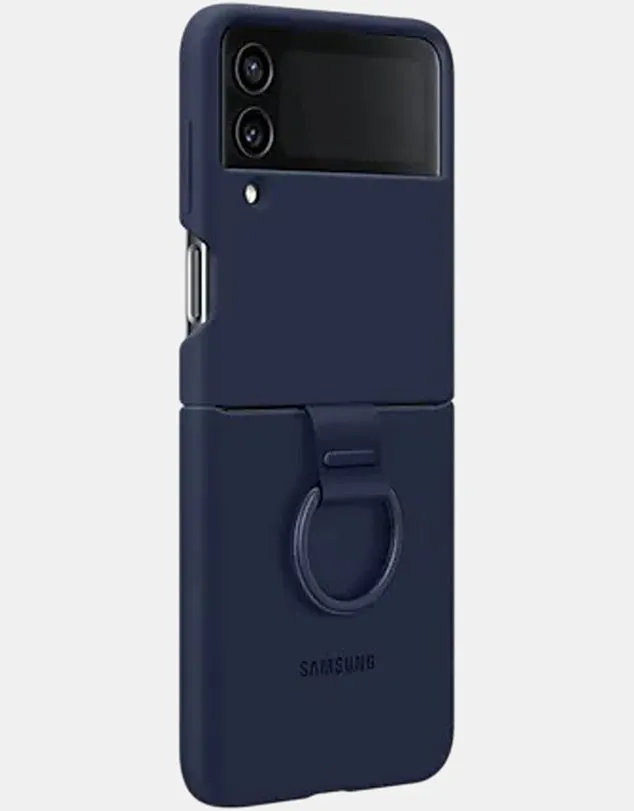 Samsung Galaxy Z Flip4 Silicone Cover With Ring