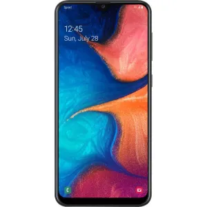 Samsung SPHA205UBLU Galaxy A20 6.4" 32GB 3GB 4G LTE Sprint Android Smartphone - Black